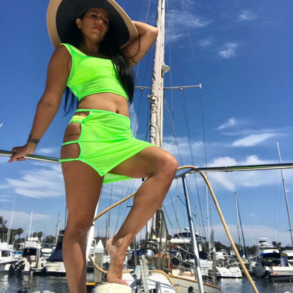 Hot af sheer 2 piece